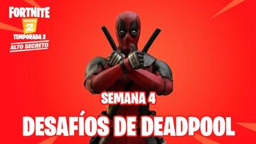 Fortnite Cap&iacute;tulo 2 - Temporada 2 | Desaf&iacute;os de Deadpool | Semana 4