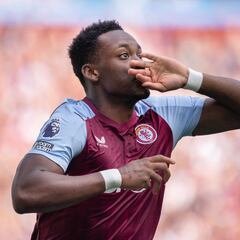 Jhon Jader Durán anota su primer gol en la Premier League