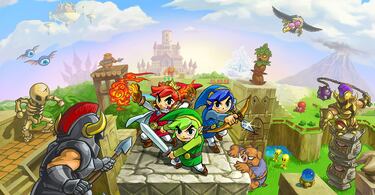 32 fases y 9 armas para Zelda Tri Force Heroes de 3DS