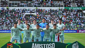 Mexico team group during 2026 International Friendly match between Bolivia and Mexico (Mexican National team) at at Estadio Ramon Tahuichi Aguilera, on January 25, 2026 in Santa Cruz, Bolivia.