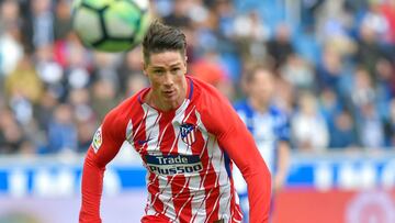 Fernando Torres con el Atlético.