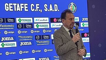 ?ngel Torres durante su discurso navide?o.