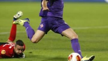 Joaquín, con la Fiorentina.