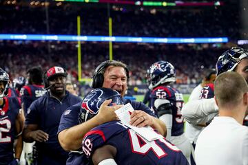 The Texans beat the Browns in their Wild Card game.