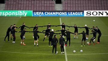 El PSG se entrenó ayer por la tarde en un Camp Nou vacío que hoy será una olla a presión para intentar el milagro.
