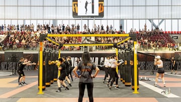 Imagen del Campeonato Mundial de Fitboxing 2022 en la Caja Mágica de Madrid.