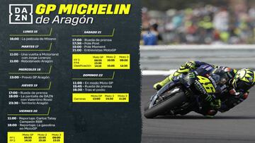 Todo el G.P. Aragón de MOTOGP™, en directo y en exclusiva en DAZN