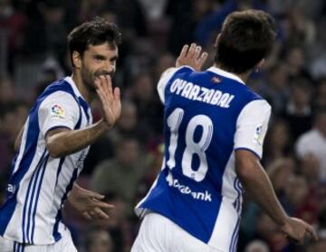 Xabi Prieto acortó distancias y marcó el 3-2.