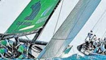 <b>SIEMPRE DETRÁS. </b>El Desafío Español no pudo estar nunca delante del Victory sueco.