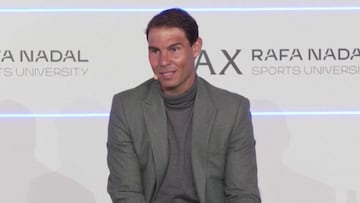 Nadal presenta su nuevo proyecto universitario