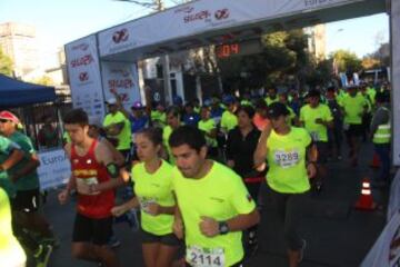 La primera versión del "Santiago 21K", en imágenes