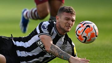 Kieran Trippier, en un partido del Newcastle.