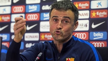 Chistoso consejo de Luis Enrique a un periodista: "Cambia de..."