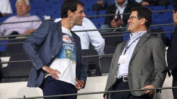 Van Nistelrooy y Capello.