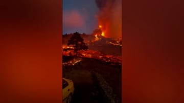 De noche es todo aún más desgarrador: atentos a estas imágenes de La Palma