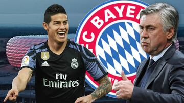 James y Ancelotti: una historia de amor que continúa en Múnich
