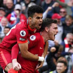 Luis Díaz hace crecer al Liverpool que se lleva el derbi ante Everton