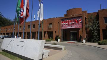 Santiago, 16 de marzo de 2020.
La Asociacion Nacional de Futbol Profesional (ANFP) anuncia la suspension del futbol nacional por coronavirus
Sebastian Cisternas/ Photosport