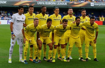 Equipo del Villarreal.