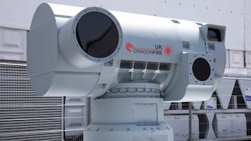 DragonFire láser potente UK Reino Unido acuerdo eficacia vanguardia tecnología antidrones