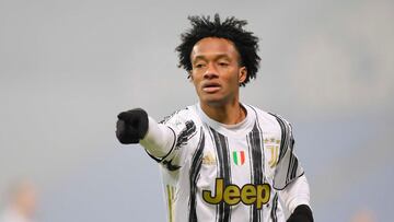 Juan Guillermo Cuadrado en un partido de la Juventus