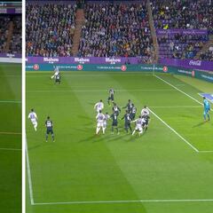 Dos goles anulados al Valladolid: acertaron el VAR y Gil Manzano