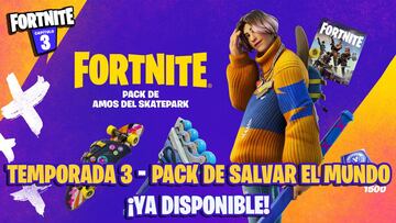 Fortnite Temporada 3: pack de Salvar el Mundo de Toni ya disponible