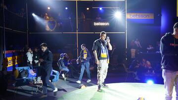 Evento de Betsson en la final de la Copa Libertadores. Fabián Vargas y varios influenciadores presentes.