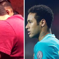 Neymar olvida la debacle de París con caipirinhas y póker