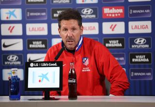 Simeone le responde a Zamorano