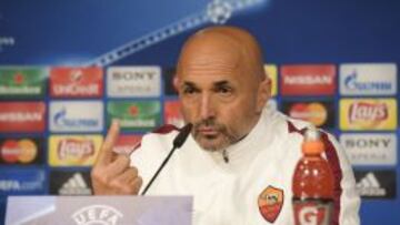 Spalletti, en rueda de prensa.