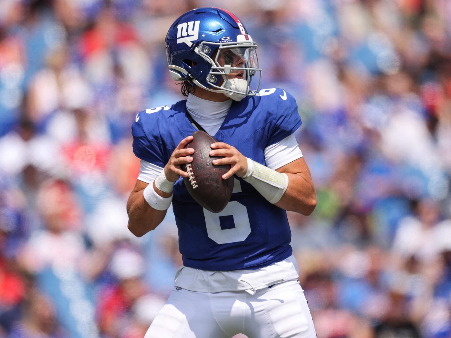 Giants hint at QB shake-up as rookie Jaxson Dart edges closer to NFL debut  - AS USA