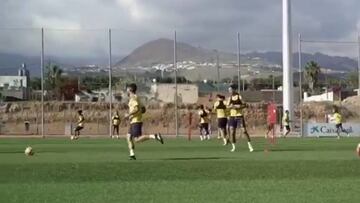 Las Palmas ya prepara el crucial choque ante el Betis