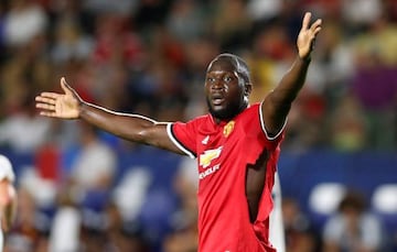 Manchester United's Romelu Lukaku