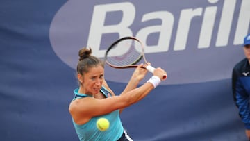 SORRIBES TORMO Sara of the Spain  during the Tennis Internationals Parma Ladies Open WTA250 on September 28, 2022 at the Tennis Club Parma in Parma, Italy (Photo by Valerio Origo/LiveMedia/NurPhoto via Getty Images)