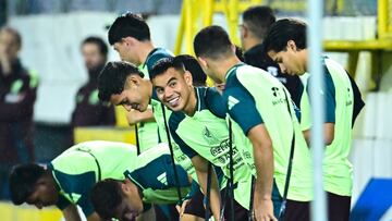 Carlos Rodriguez during the Training Session of the Mexican National Team (Mexico), prior to the first leg of the Quarterfinals against Honduras of the Concacaf Nations League 2024-2025, at Francisco Morazan Stadium in San Pedro Sula, on November 14, 2024.