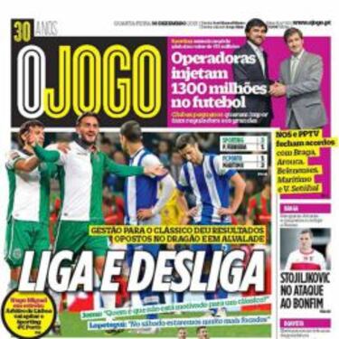 La prensa portuguesa destacó la labor de Raúl Jiménez