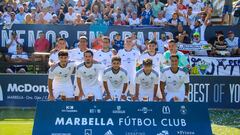 Alineación del Marbella Fútbol Club.