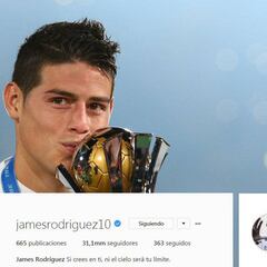 James sigue dando pistas sobre su marcha del Real Madrid