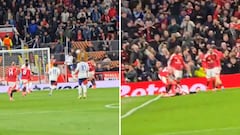 Manchester United’s epic comeback against Lyon caught from the stands