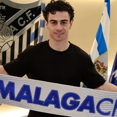 El Málaga anuncia a Josué Dorrio, el esperado extremo