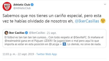 El Athletic corrige a Casillas