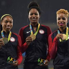 EE UU domina los dos relevos 4x400 y Felix gana su sexto oro