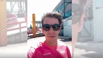Rigo Urán explica la razón de su salida del Tour de Romandía