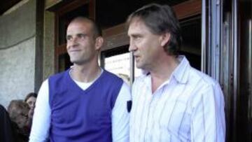 Miguel García, con Balta.