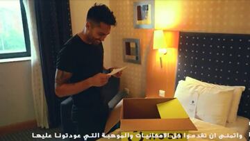 ¡Jiménez y Vecchio, de actores! Así los presentó el Al-Ittihad