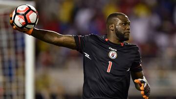 Johny Placide, portero de Haití.