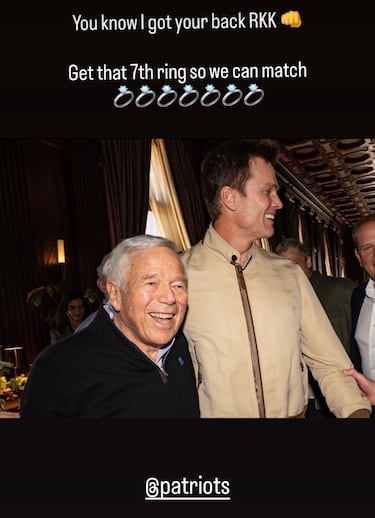 Brady rompe el silencio y muestra su apoyo a los New England Patriots en el Super Bowl LX 