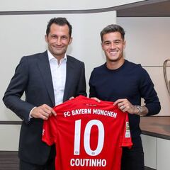 Oficial: Coutinho, cedido al Bayern por 8,5 millones de euros