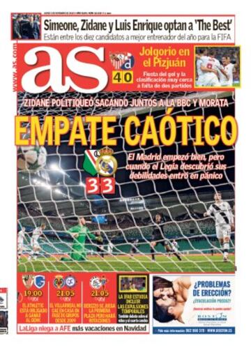 Las portadas de AS de noviembre